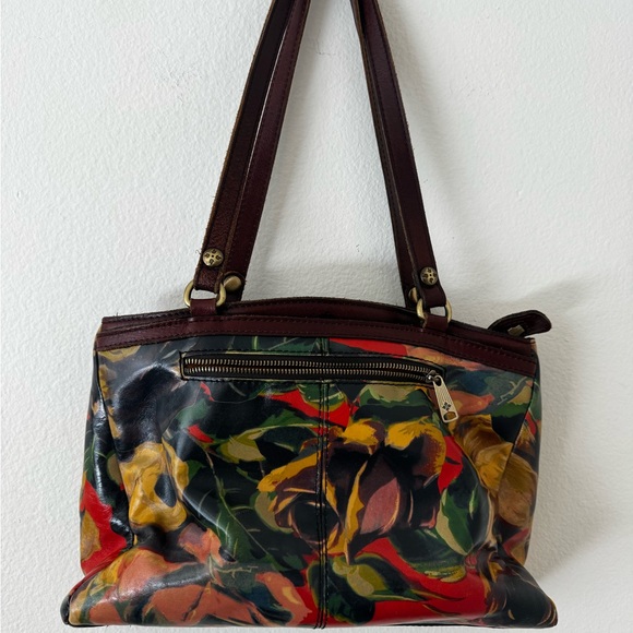 Patrica Nash Floral Leather Shoulder Bag